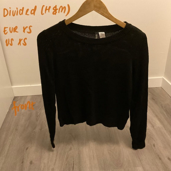 H&M Black Simple Sweater - Picture 1 of 2